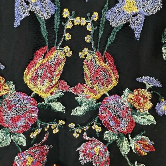 Marchesa Notte Floral Embroidered Gown 🗃️ - Picture 9 of 10